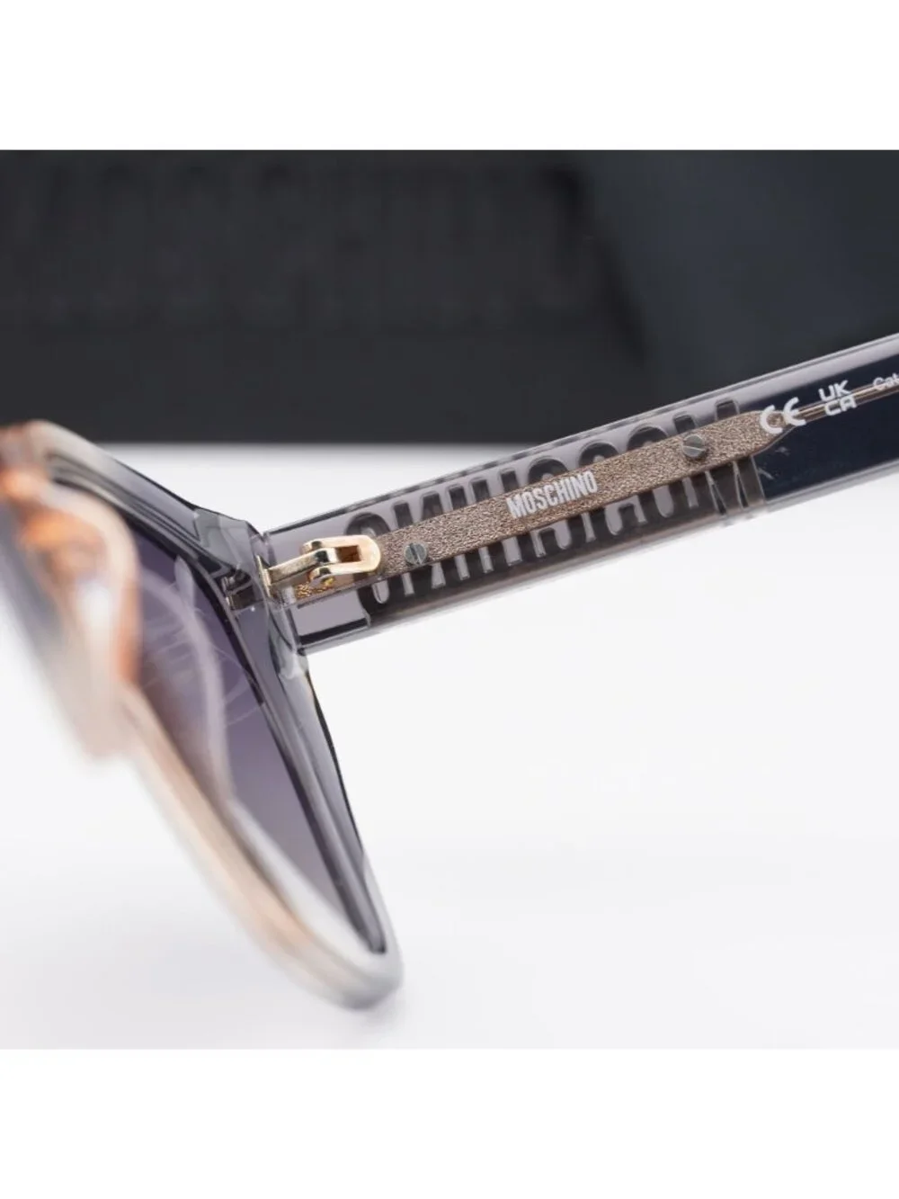 Moschino MOS155/S 0MQE 9O Cat Eye Sunglasses - Grey
